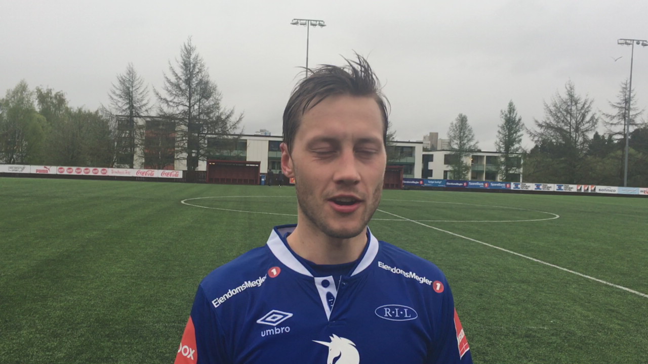Daniel Kvande etter cupkampen mot Kolstad